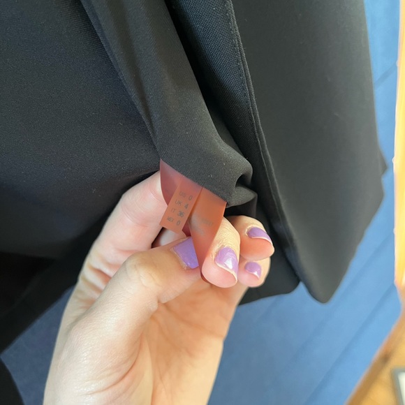 Black Elie Tahari single button blazer - Picture 3 of 4